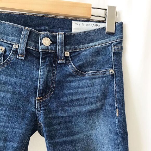 Rag & Bone whiskered Capri  Skinny Jeans  Size 24 - Picture 5 of 13